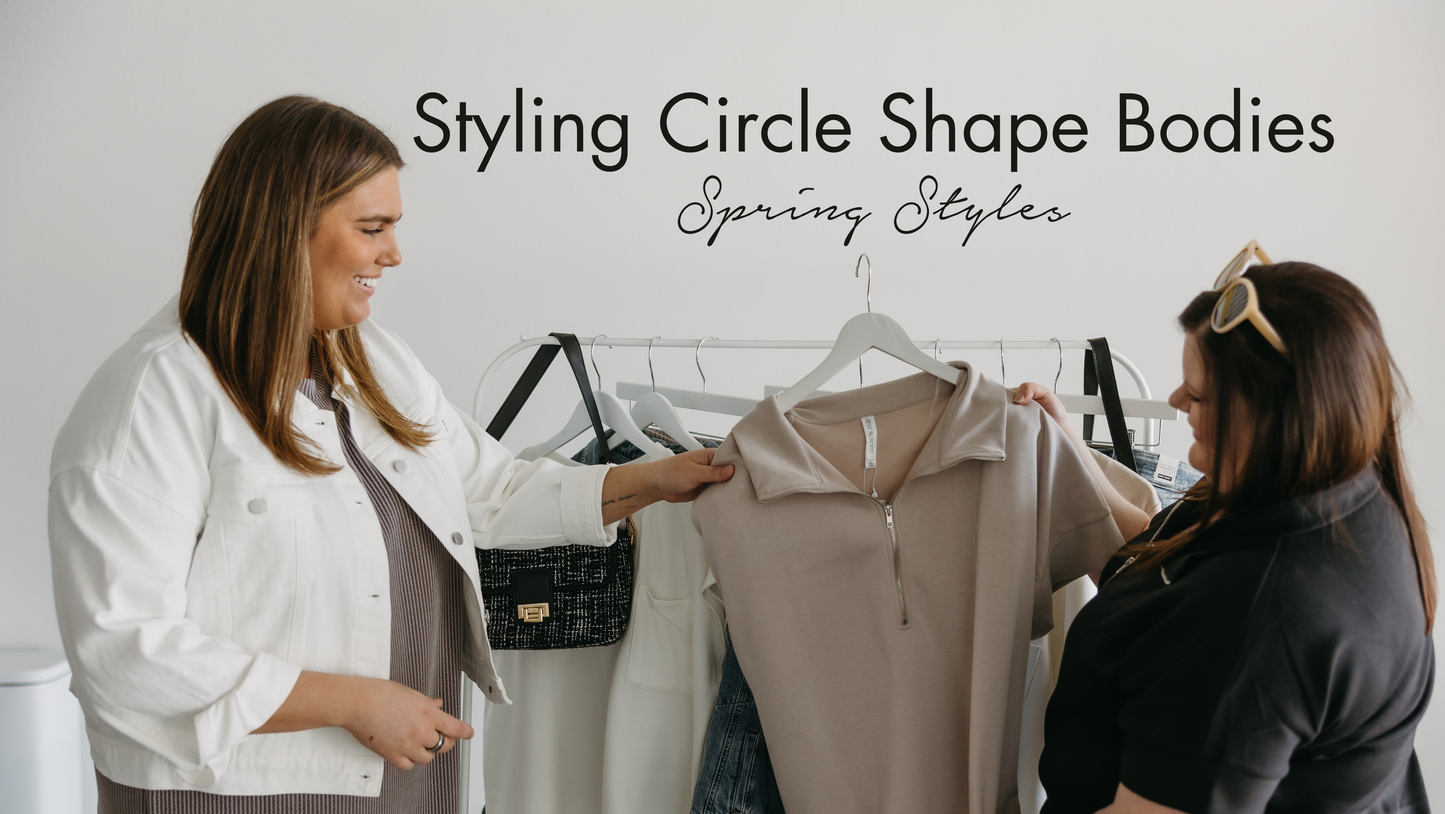 Spring Outfits for Plus Size Circle (or Apple) Shaped Women