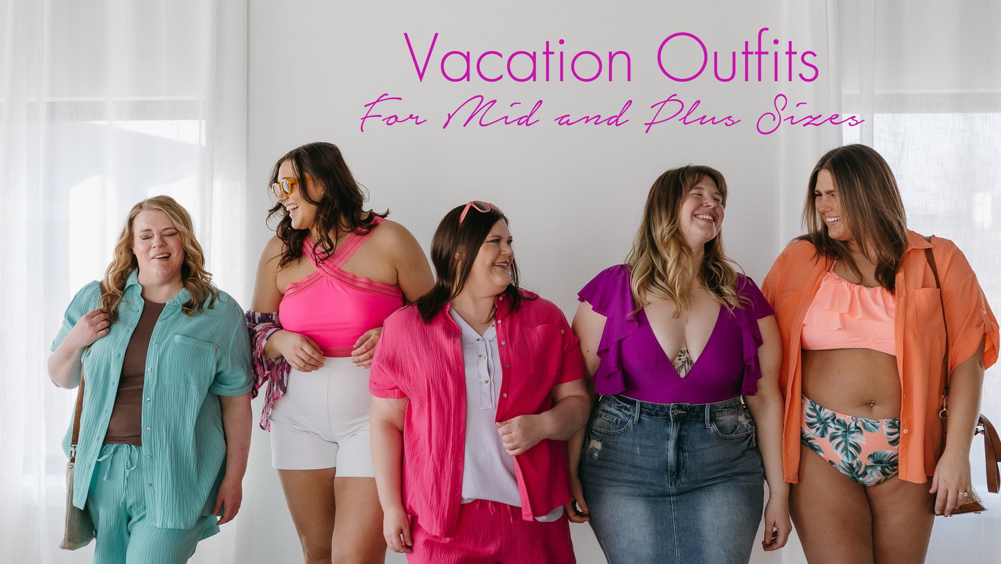 Vacation styles for plus size women
