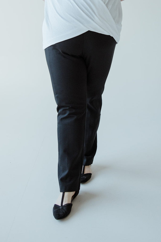 Women's The Perfect Pant Slim Straight Pants Spanx Black Size M $138 20254R