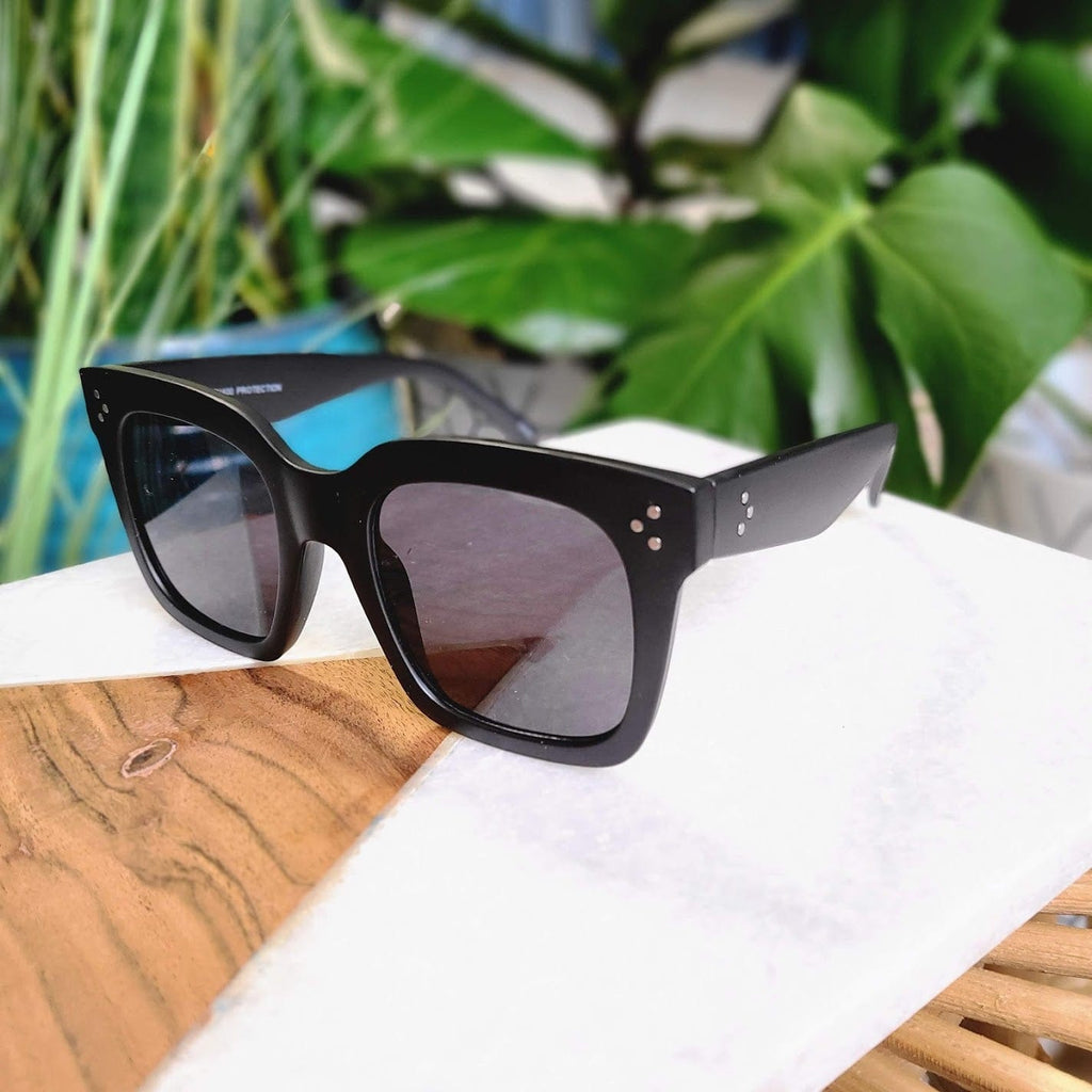 TELLURIDE SUNGLASSES IN MATTE BLACK Love Marlow