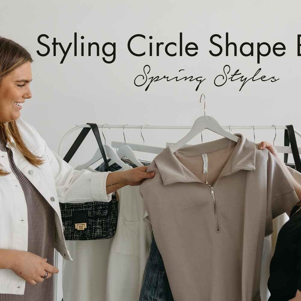 Spring Outfits for Plus Size Circle (or Apple) Shaped Women