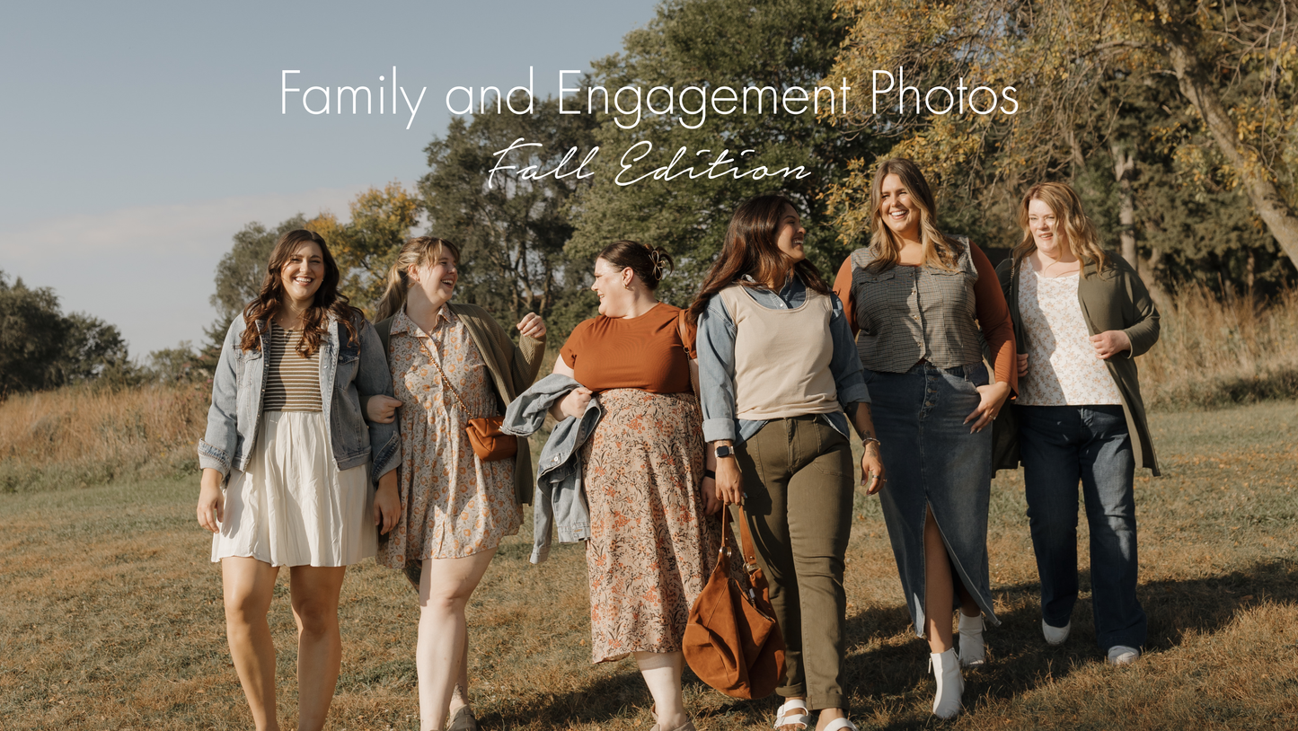 Fall Family and Engagement Photoshoot Outfits