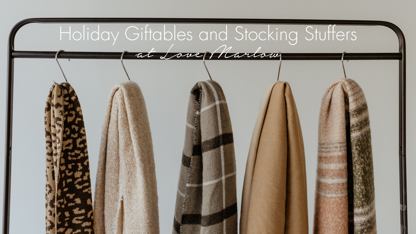 Holiday Giftables and Stocking Stuffers at Love Marlow
