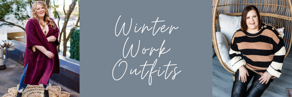 Plus Size Winter Work Outfits