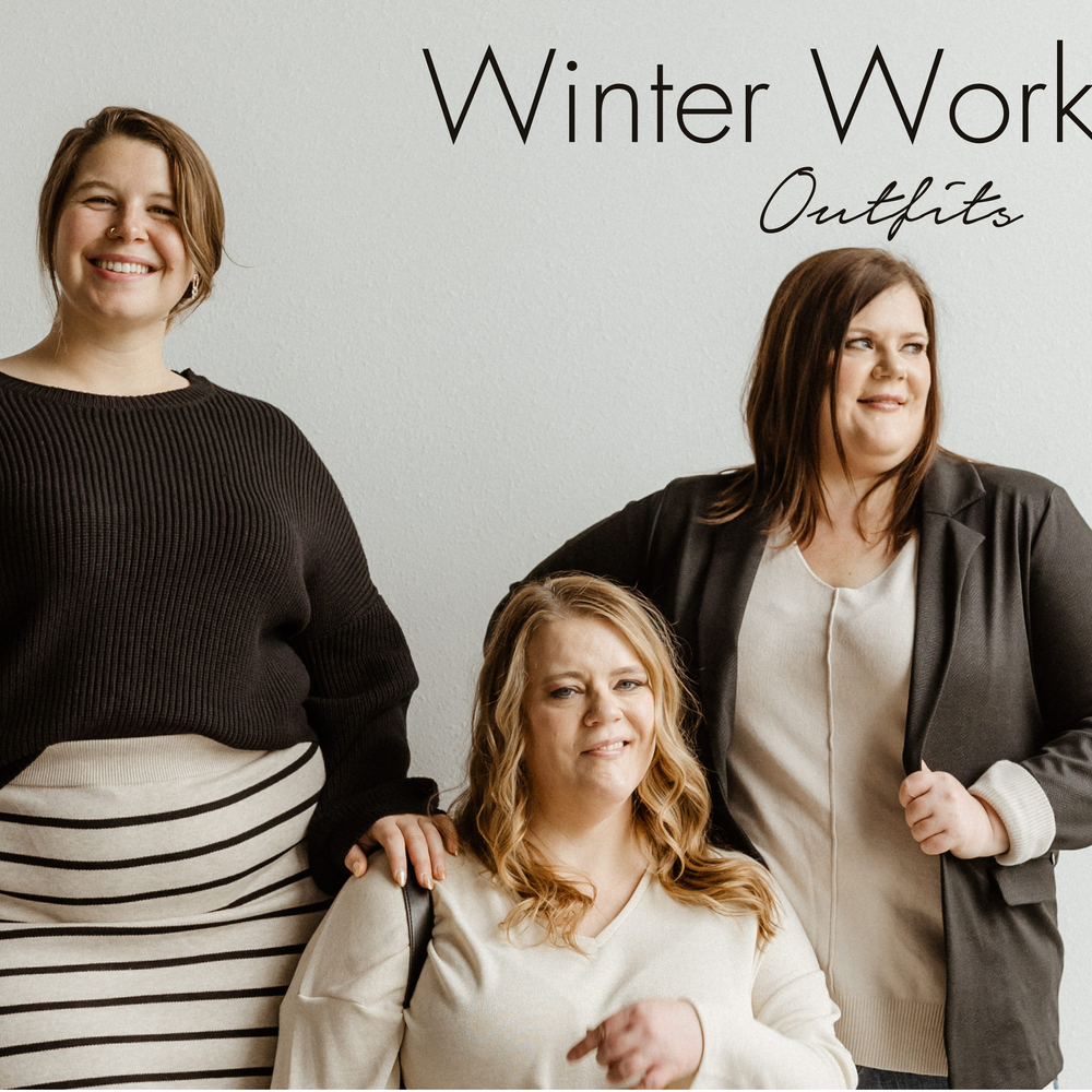 Plus Size Winter Work Outfits