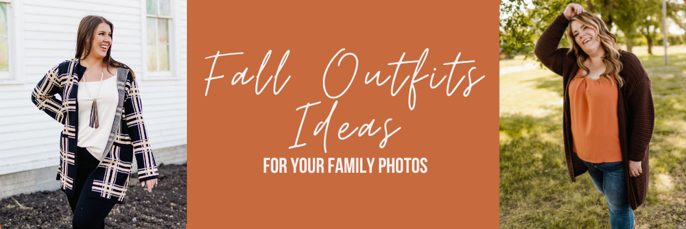 Fall Family Photo Outfit Ideas for Plus Size Women