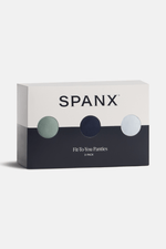 Spanx® Fit-To-You Brief 3-Pack Box in Fern, Timeless Navy, & Sky