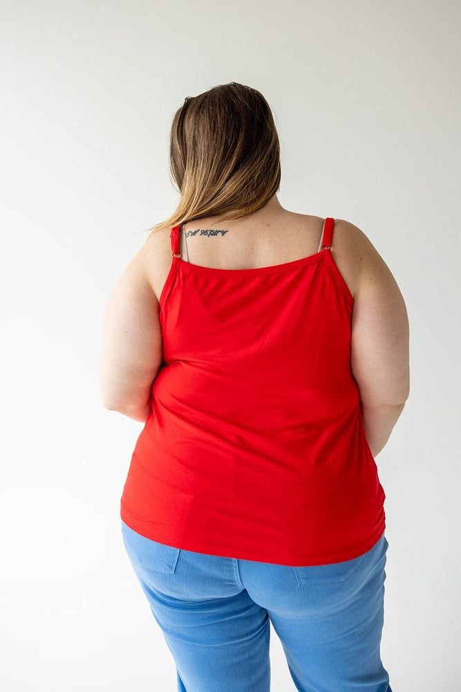 BASIC LAYERING CAMI IN RED