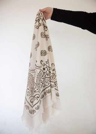 Bandana Scarf – Beige Clair