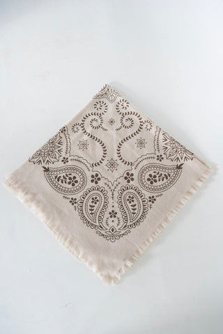 Bandana Scarf – Beige Clair