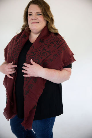 Bandana Scarf – Bordeaux
