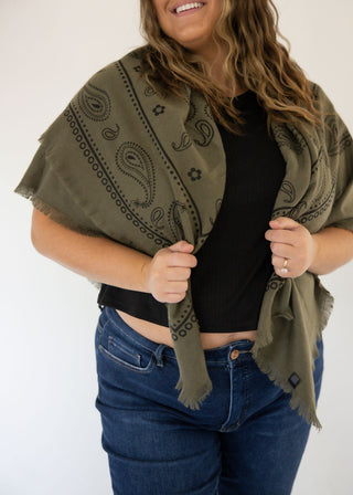 Bandana Scarf – Khaki