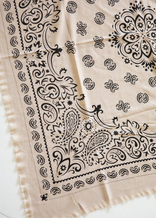 Bandana Blanket Scarf – Taupe