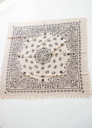 Bandana Blanket Scarf – Taupe