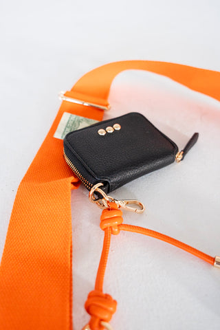 Clippable Zip Card Wallet – Black