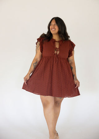 Cotton Eyelet Flutter Sleeve Dress – Sierra Redwood