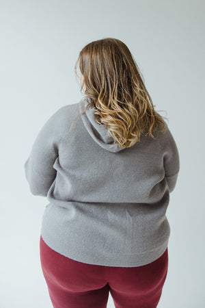 DOLMAN SLEEVED HOODED SWEATER