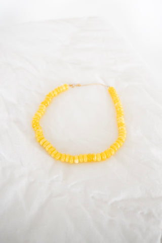 Donut Bead Necklace – Honey