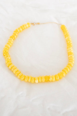 Donut Bead Necklace – Honey