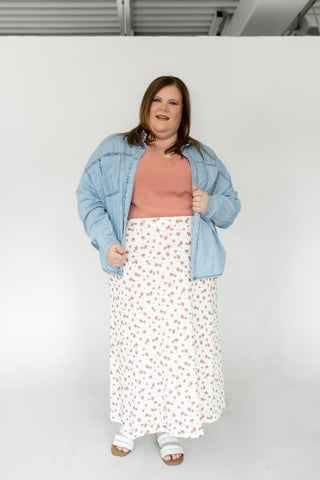 Light Wash Denim Button Down Shirt