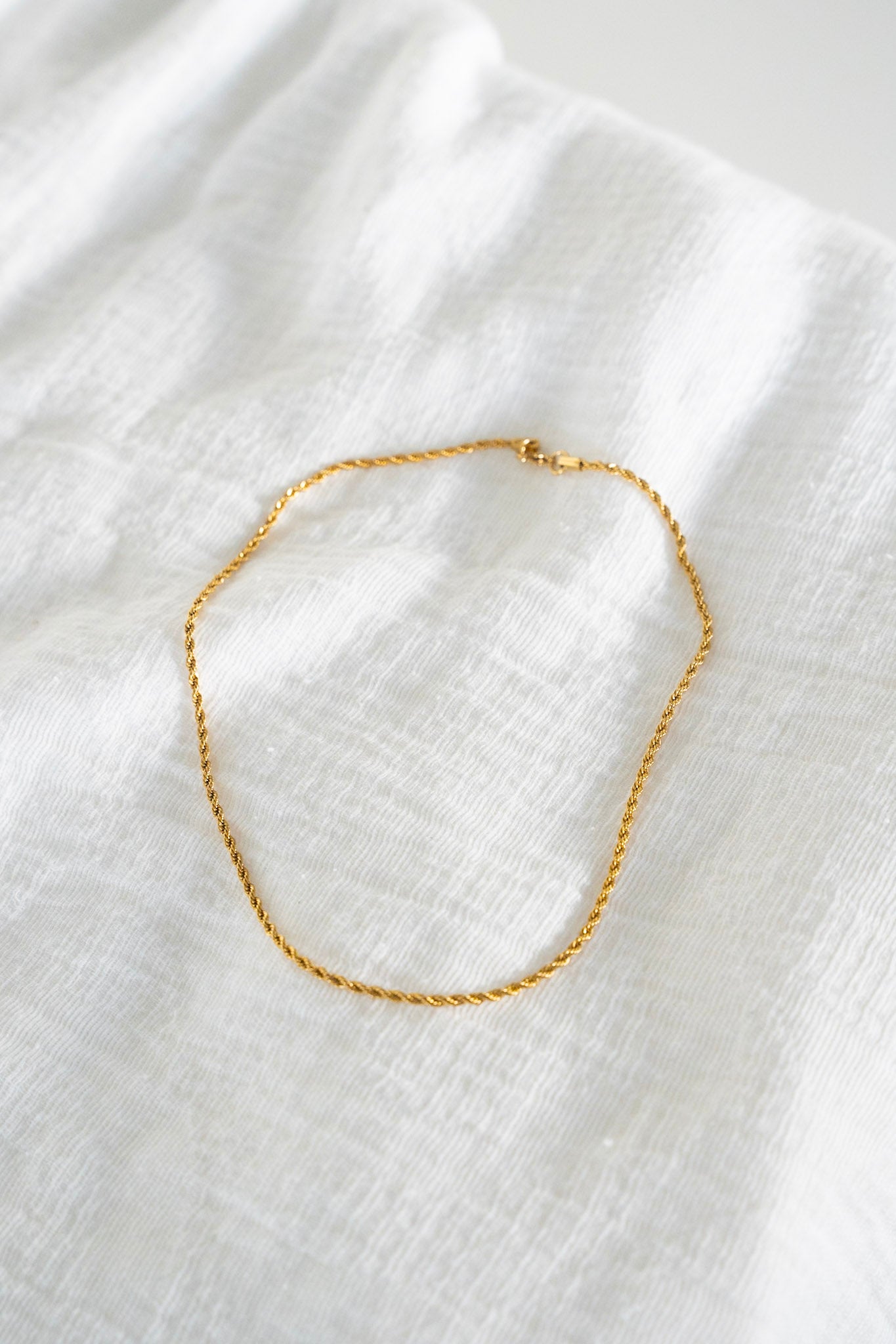 GOLD ROPE CHAIN 20" IN LUXE GOLD - Love Marlow