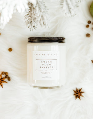 
            
                Load image into Gallery viewer, HANDCRAFTED SOY WAX CANDLES IN SUGAR PLUM FAIRIES
            
        