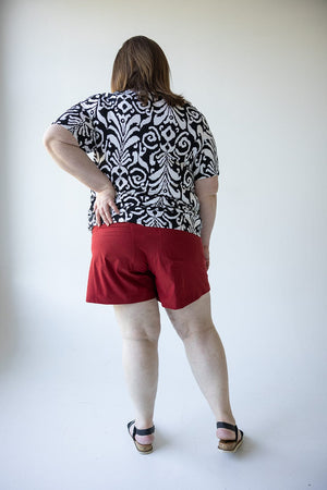 Spanx® SUNSHINE SHORTS 6" IN DARK CHERRY