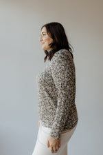 JERSEY KNIT LONG-SLEEVE TURTLENECK IN FLORAL PRINT