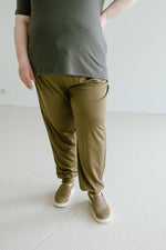KNIT JOGGER IN ARMY