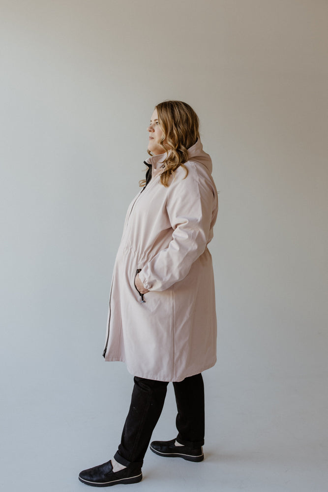 LIGHTWEIGHT PARKA IN MISTY PINK