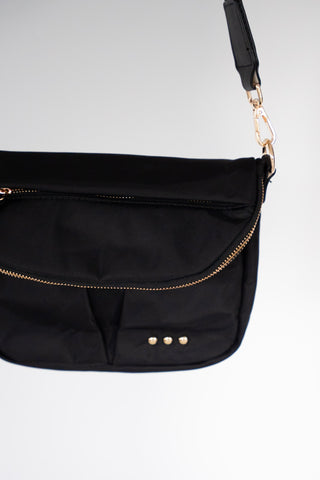 Neoprene Crossbody Bag – Black