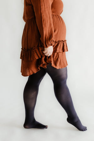 OPAQUE TIGHTS IN NAVY