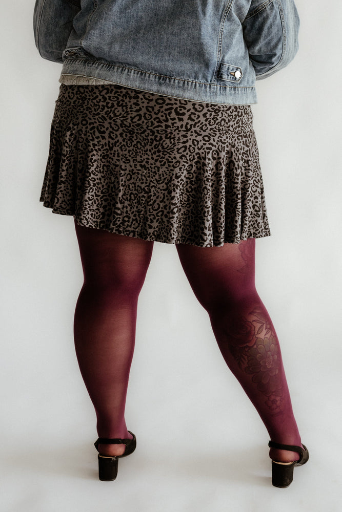 OPAQUE TIGHTS IN SUGAR PLUM