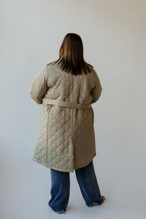 QUILTED TRENCH COAT