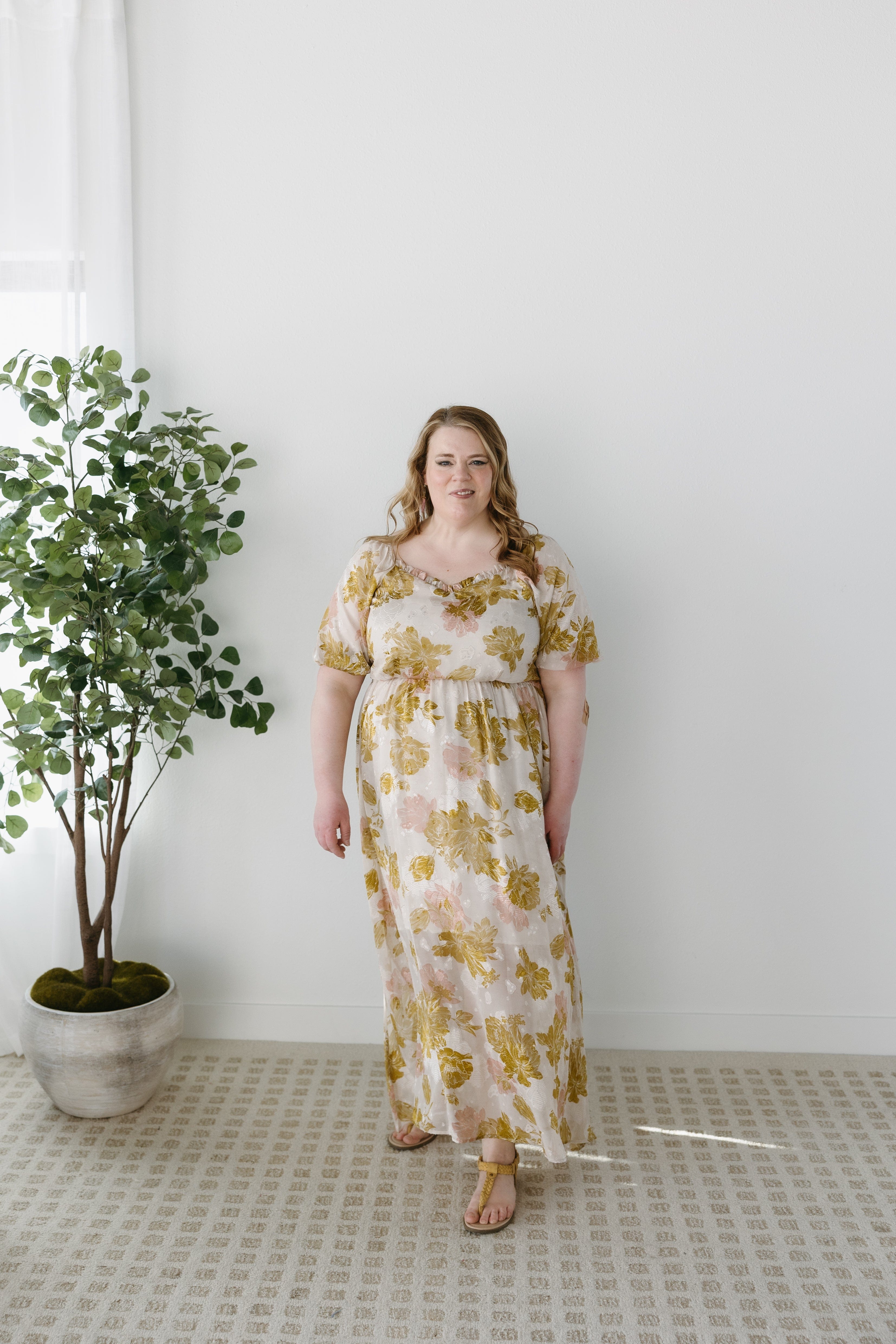 ROMANTIC LARGE PRINT FLORAL DRESS – Love Marlow