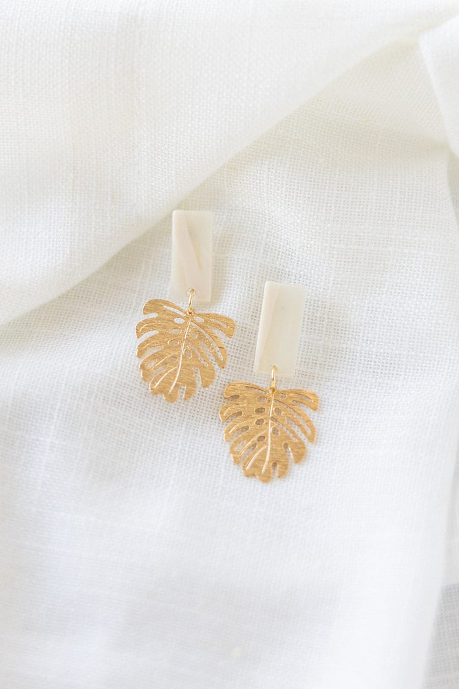 MINI BELIZE EARRINGS IN IVORY