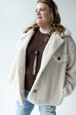 SHERPA JACKET IN CREAM