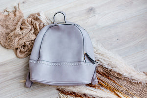 STITCHED DETAIL BACKPACK IN CHANTERELLE