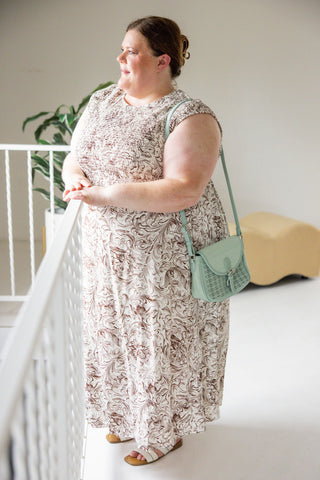 Smocked Baroque Maxi Dress – Bronze Manor