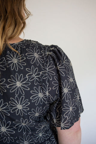 Smocked Tiered Maxi Dress – Black Sunflower