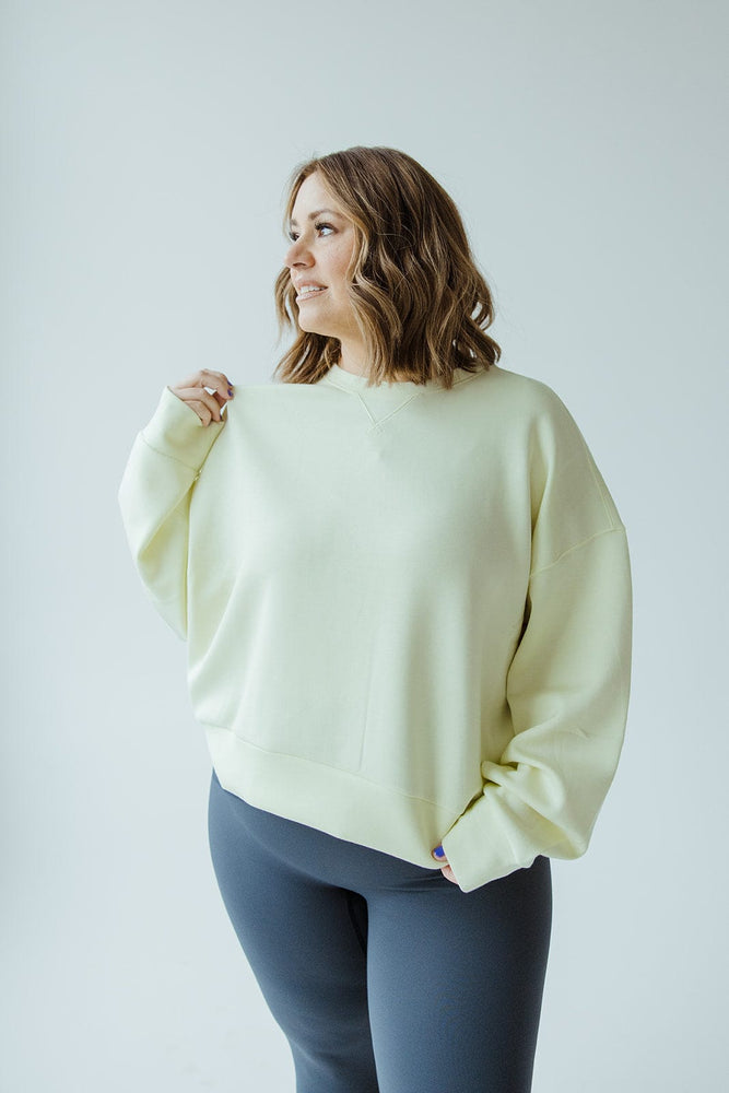 Spanx® AIRESSENTIALS CREW IN LEMON LIME