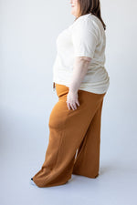Spanx® AIRESSENTIALS WIDE LEG PANT IN BUTTERSCOTCH
