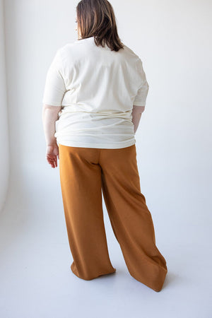 Spanx® AIRESSENTIALS WIDE LEG PANT IN BUTTERSCOTCH