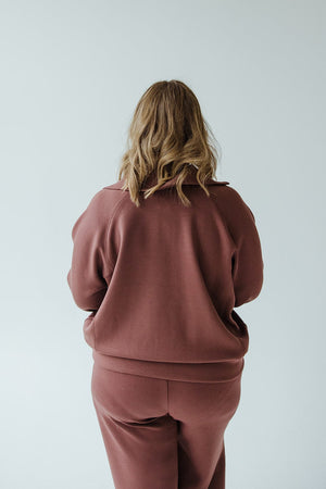 Spanx® AIRESSENTIALS HALF ZIP IN SPICE