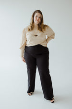 Spanx© THE PERFECT WIDE LEG PANT IN BLACK