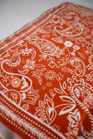 Sunset Bandana Scarf – Orange