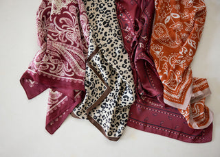 Sunset Bandana Scarf – Orange