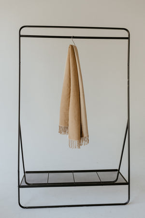 TWO-TONE SCARF IN TAUPE