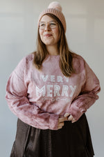 "VERY MERRY" GRAPHIC SWEATSHIRT