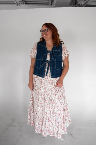 Wildberry Stitch Floral Lace Midi Dress